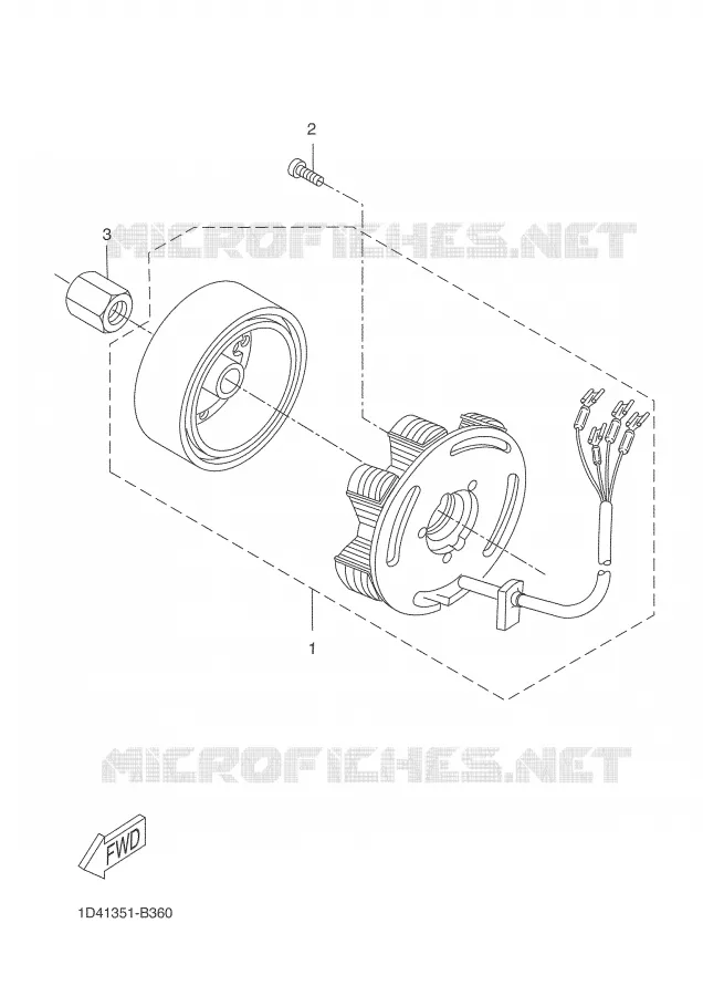 IGNITION Yamaha MOTO 50 2004 DTR  DT50RSM