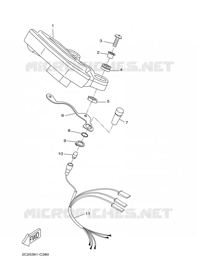SPEEDOMETER Yamaha MOTO 50 2004 DTR  DT50RSM