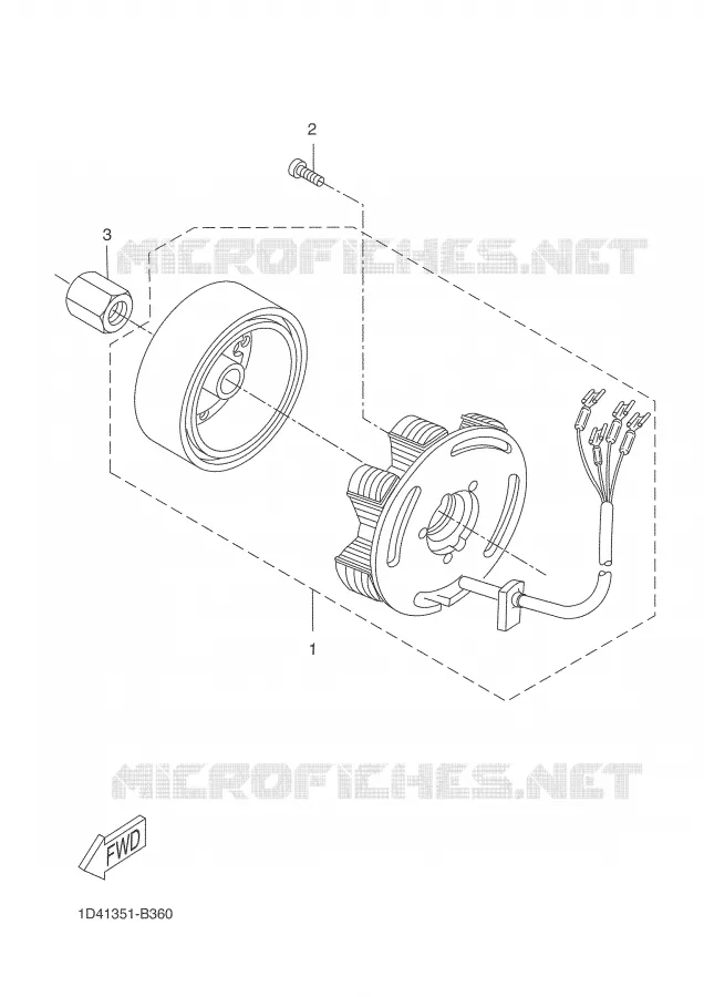 IGNITION Yamaha MOTO 50 2005 DT50R  DT50RSM
