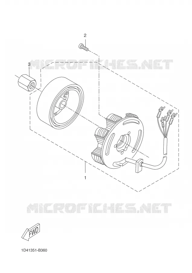 IGNITION Yamaha MOTO 50 2005 DT50R  DT50RSM
