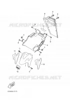 FRONT FENDER for Yamaha AEROX 2006