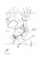 SEAT / CARRIER for Yamaha AEROX 2006