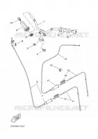 HANDLEBAR & CABLES for Yamaha AEROX 2006