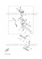 REAR BRAKE MASTER CYLINDER for Yamaha AEROX 2006