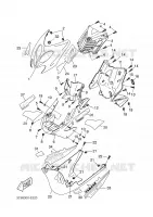 LEG SHIELD for Yamaha AEROX 2006