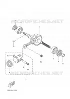 CRANKSHAFT / PISTON for Yamaha AEROX 2006