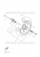 FRONT WHEEL for Yamaha AEROX 2006