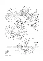 LEG SHIELD for Yamaha AEROX 2006