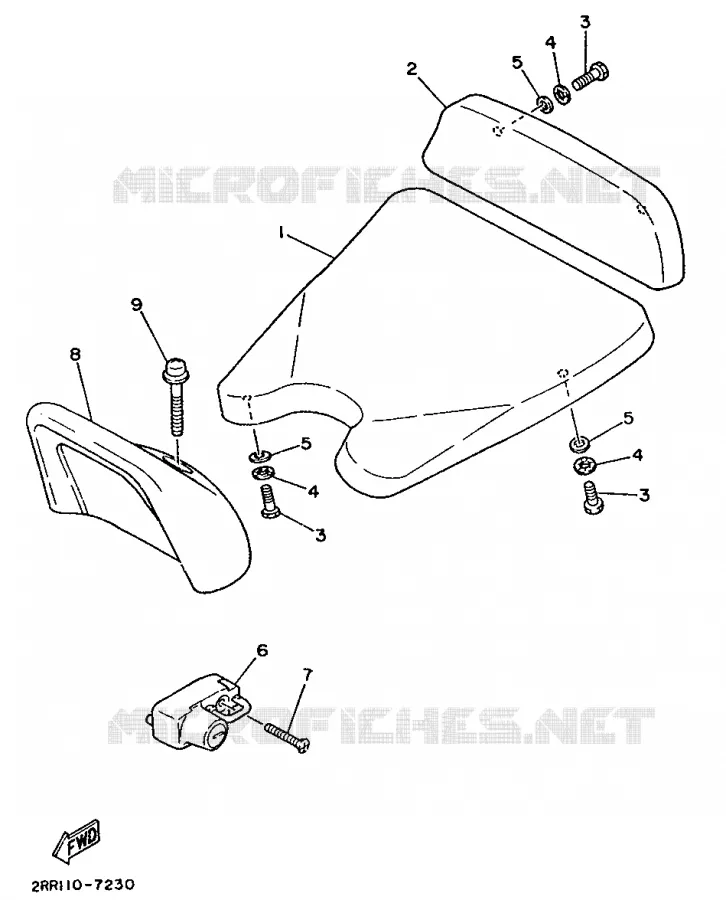 SEAT Yamaha MOTO 80 1988 MINIMOTO  YSR80