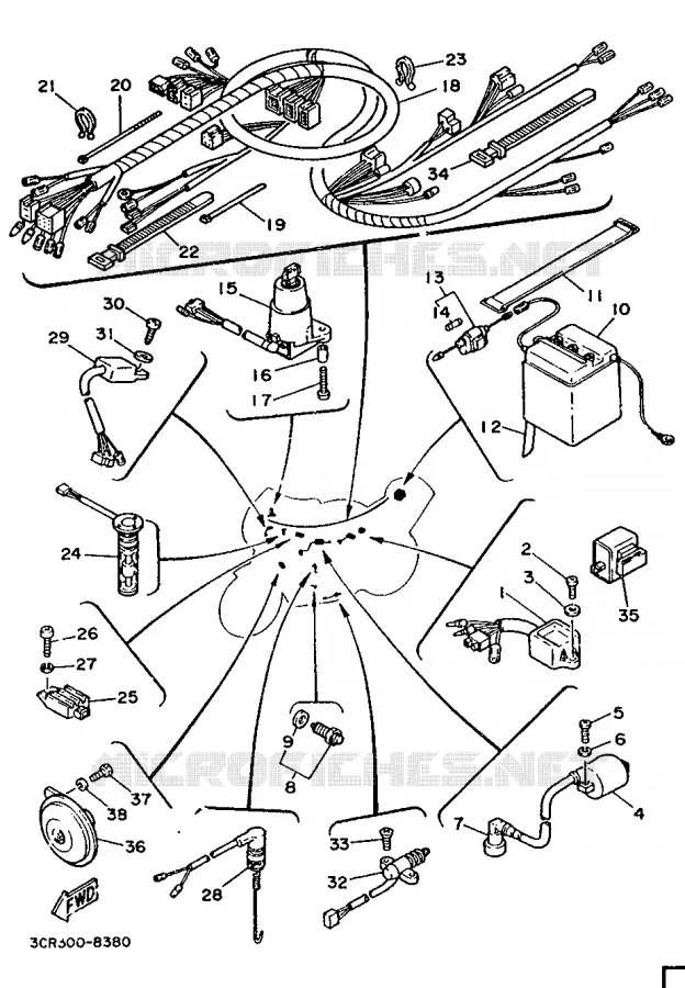ELECTRICAL 1 Yamaha MOTO 80 1988 MINIMOTO  YSR80