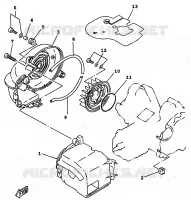 AIR SHROUD & FAN for Yamaha BWS 1999