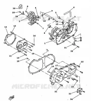 CRANKCASE for Yamaha BWS 1999