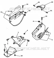 SIDE COVER for Yamaha BWS 1999