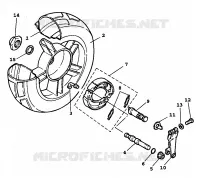 REAR WHEEL for Yamaha BWS 1999
