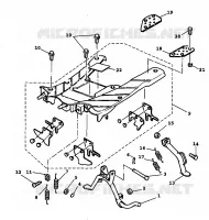 STAND / FOOTREST for Yamaha BWS 1999
