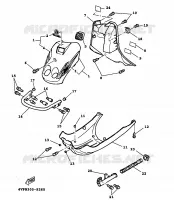 LEG SHIELD for Yamaha BWS 1999