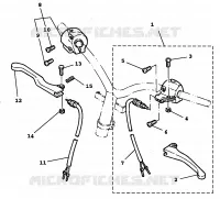 SWITCH / LEVER for Yamaha BWS 1999