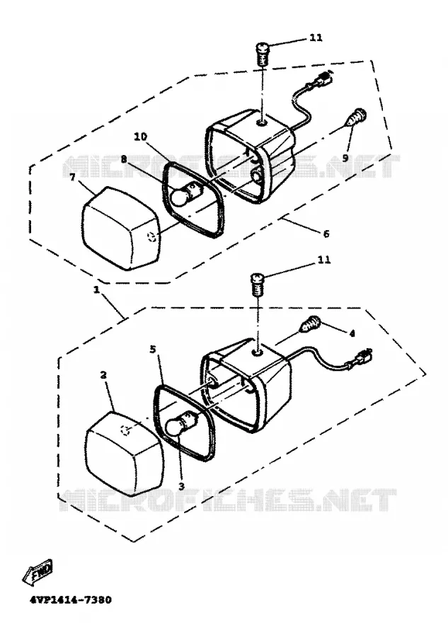 INDICATOR Yamaha SCOOTER 100 2000 BOOSTER  YW100T