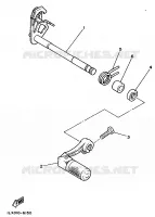 GEAR SHIFT SHAFT / LEVER for Yamaha YZ 1989