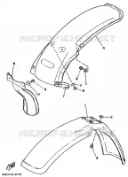 FENDER for Yamaha YZ 1989