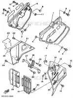 SIDE COVER for Yamaha YZ 1989