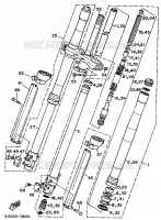 FRONT FORK for Yamaha YZ 1989