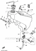FUEL TANK for Yamaha YZ 1989
