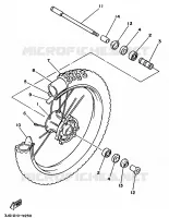 FRONT WHEEL for Yamaha YZ 1989