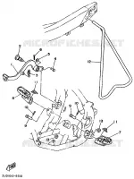 STAND / FOOTREST for Yamaha YZ 1989
