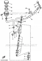 REAR BRAKE MASTER CYLINDER for Yamaha YZ 1989