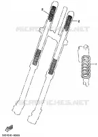 OPTIONAL PARTS 1   CHASSIS for Yamaha YZ 1989