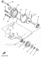 WATERPUMP for Yamaha YZ 1989