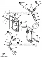 RADIATOR / HOSES for Yamaha YZ 1989