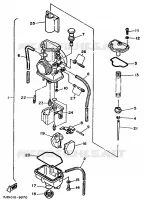 CARBURETOR for Yamaha YZ 1989