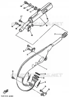 EXHAUST for Yamaha YZ 1989