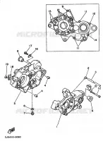 CRANKCASE for Yamaha YZ 1989