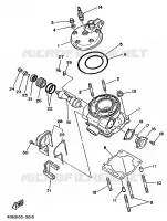 CYLINDER HEAD  for Yamaha YZ 1992