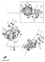 CRANKCASE for Yamaha YZ 1992