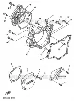 COVER   ENGINE 1 for Yamaha YZ 1992