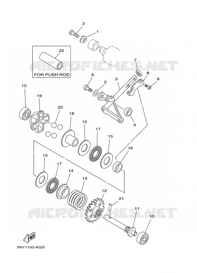 EXHAUST VALVE Yamaha MOTO 125 2003 YZ  YZ125