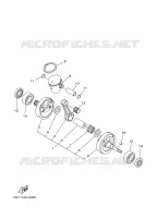 CRANKSHAFT / PISTON for Yamaha YZ 2004