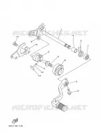 GEAR SHIFT SHAFT / LEVER for Yamaha YZ 2004