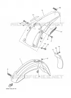 FENDER for Yamaha YZ 2004