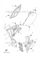 SIDE COVER for Yamaha YZ 2004