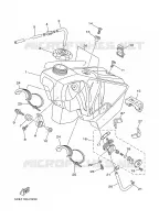 FUEL TANK for Yamaha YZ 2004