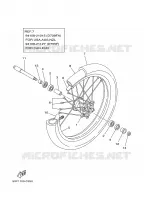 FRONT WHEEL for Yamaha YZ 2004