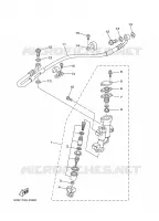 REAR BRAKE MASTER CYLINDER for Yamaha YZ 2004