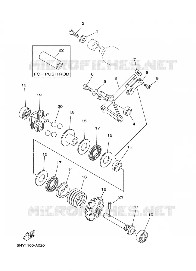EXHAUST VALVE Yamaha MOTO 125 2005 YZ  YZ125