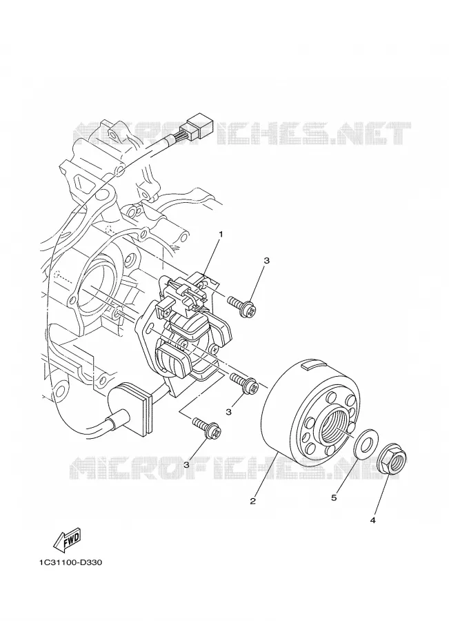 IGNITION Yamaha MOTO 125 2006 YZ  YZ125