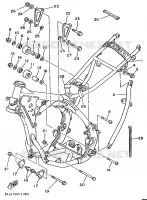 FRAME for Yamaha YZ 1991